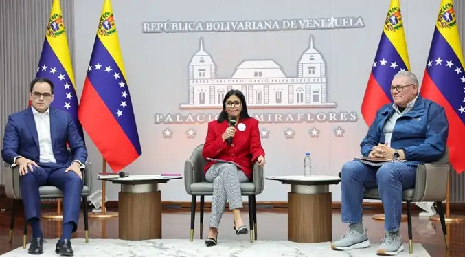 Delcy Rodríguez: "El 90 % de la producción es nacional"