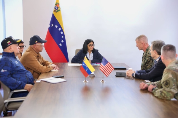 Delcy Rodríguez dice que conversó con Trump y Rubio y ratificaron su respaldo a Venezuela