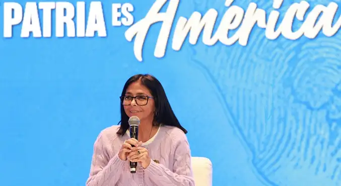 Delcy Rodríguez sobre relaciones con EEUU