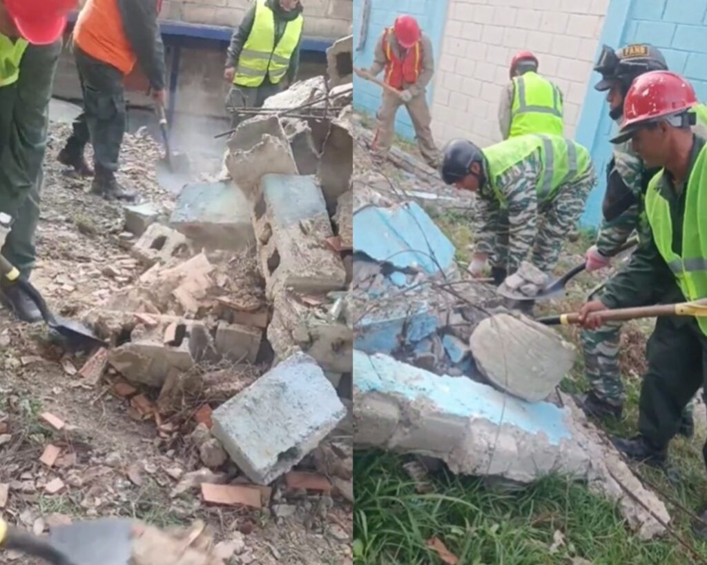 Demasiado tarde: Fanb borró el VIDEO de militares «jugando con tierra» en La Guaira
