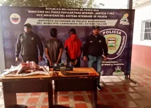 Detenidos dos jóvenes por cometer delito de abigeato en Falcón