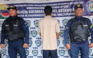 Detienen a  joven en Apure por presunto tráfico de menores