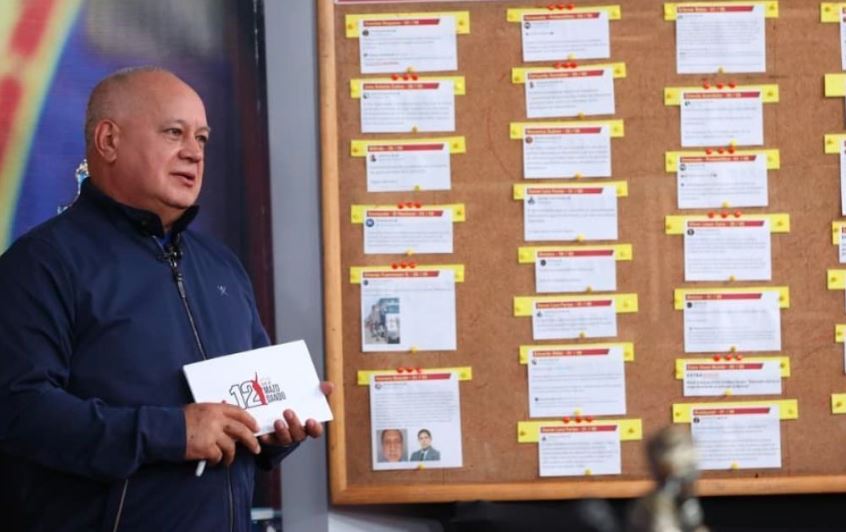 Diosdado Cabello rompió el silencio sobre la negociación política que liderará María Corina Machado