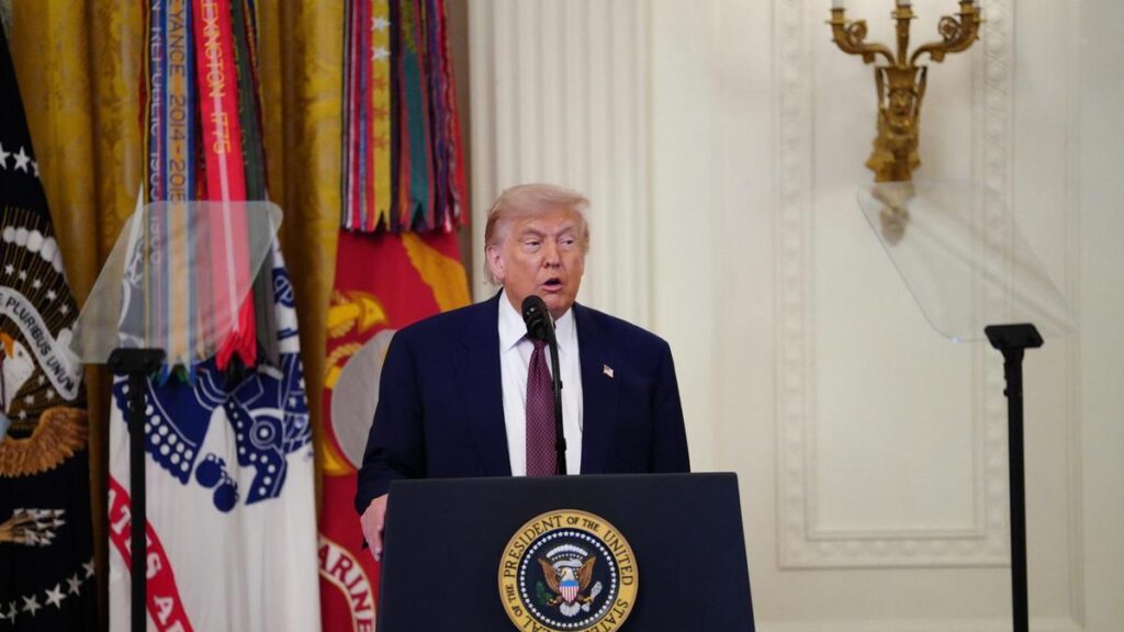 El presidente de Estados Unidos, Donald Trump