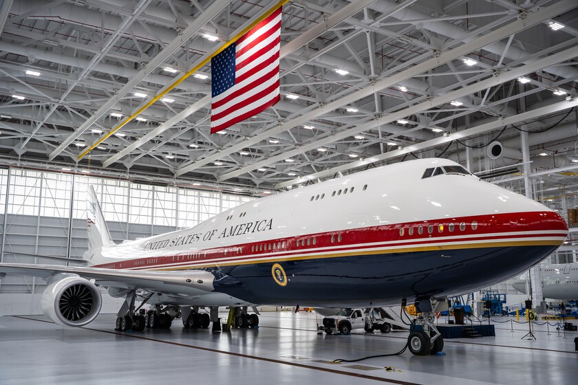 EEUU acaba de incorporar un nuevo Boeing 747 a su flota presidencial. Detrás hay un polémico regalo de Qatar
