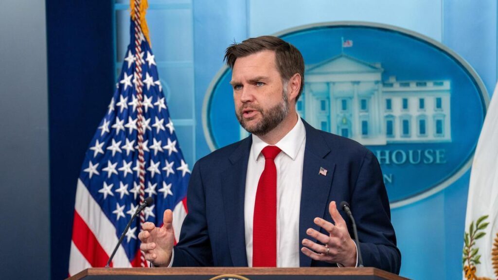 El vicepresidente de EEUU, JD Vance