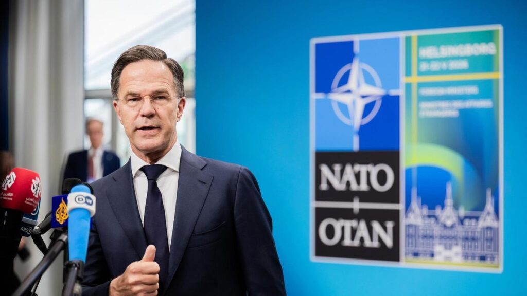 El secretario general de la OTAN, Mark Rutte