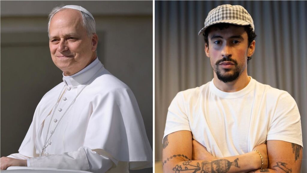 El Papa León XIV y Bad Bunny se encontraron en el Bernabéu