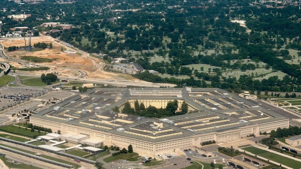 Imagen aérea del Pentágono, la sede del Departamento de Defensa de EEUU.