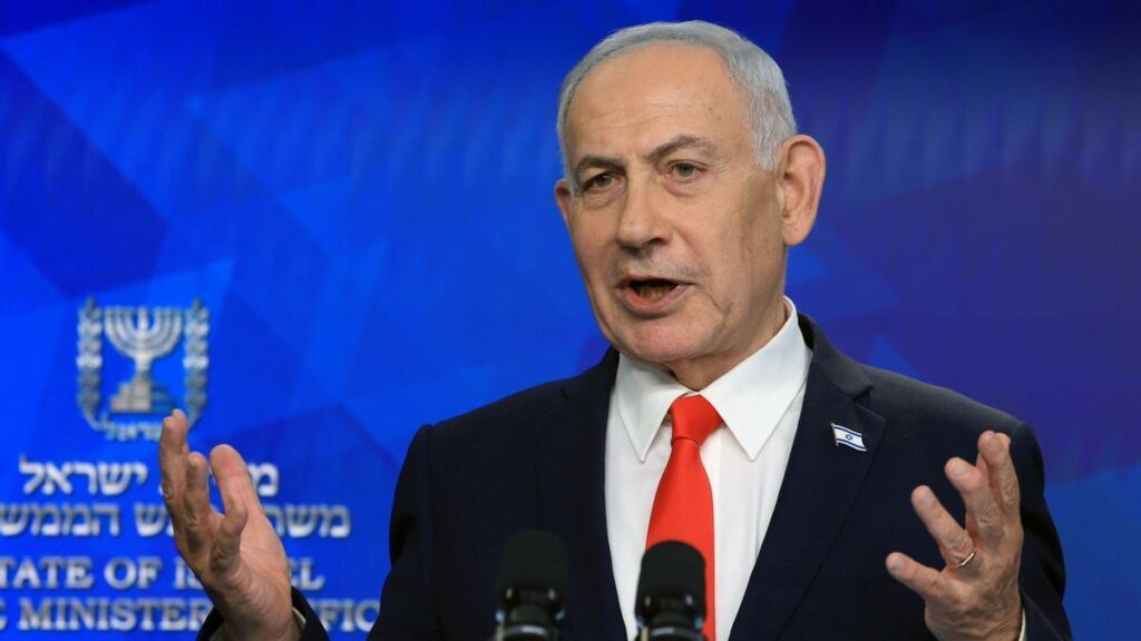 El primer ministro israelí, Binyamín Netanyahu, en una rueda de prensa en Jerusalén el pasado 15 de junio.