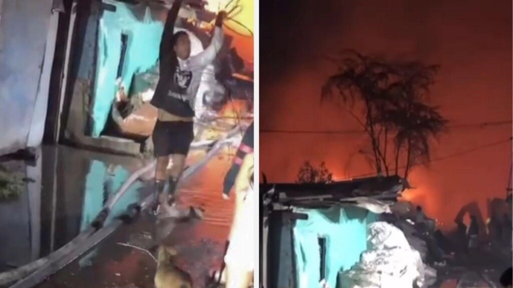 El grave panorama que afrontan las familias que perdieron sus casas en voraz incendio en el oriente de Cali: fuego se registró en el jarillón (Videos)