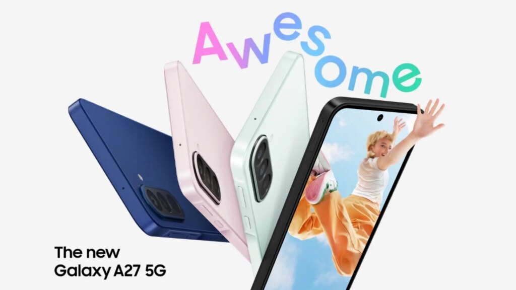 El móvil Galaxy A27 5G llega con la esencia Samsung y con una pantalla libre de gota de agua