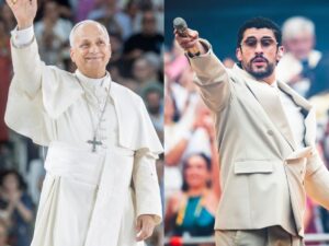 El papa León XIV saludó a Bad Bunny y a su familia en una audiencia privada