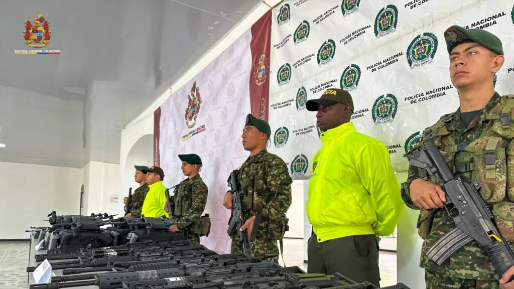 El poderoso armamento incautado en Yumbo, Valle, que tenía como destino la estructura residual 'Armando Ríos', en Guaviare, en el oriente del país