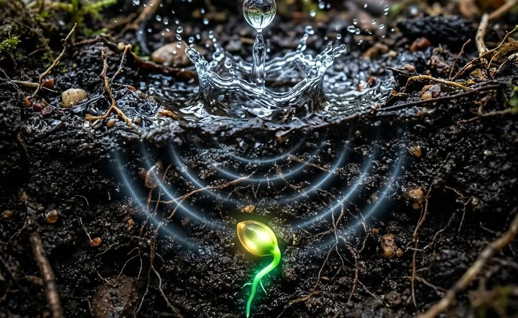 El sonido de la lluvia hace que las semillas germinen un 40% más rápido