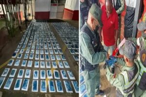 En Falcón: incautan más de 700 envoltorios de droga ocultos en un camión de ayuda humanitaria