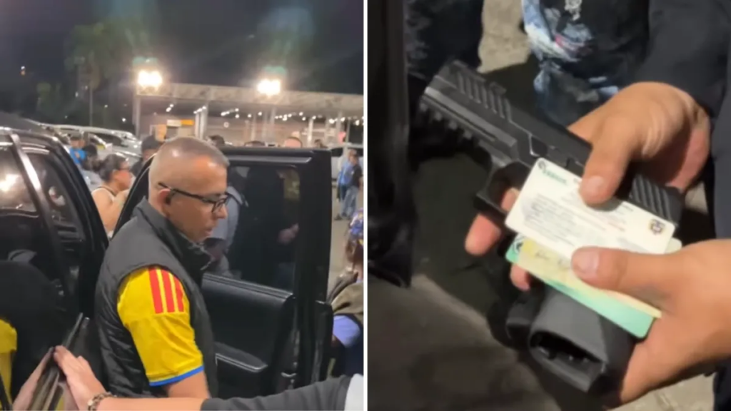 Escolta de un miembro de la campaña de Abelardo de la Espriella en Medellín portaba un arma sin permisos durante los escrutinios en Plaza Mayor