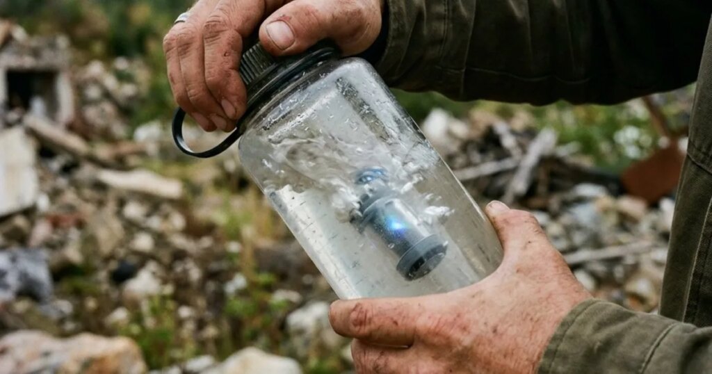 Esta cápsula elimina el 99% de las bacterias del agua con un gesto que ya haces cada día sin pensarlo