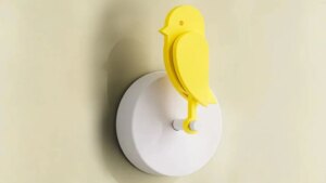 Este curioso dispositivo con forma de pájaro te avisa si tienes que ventilar tu casa