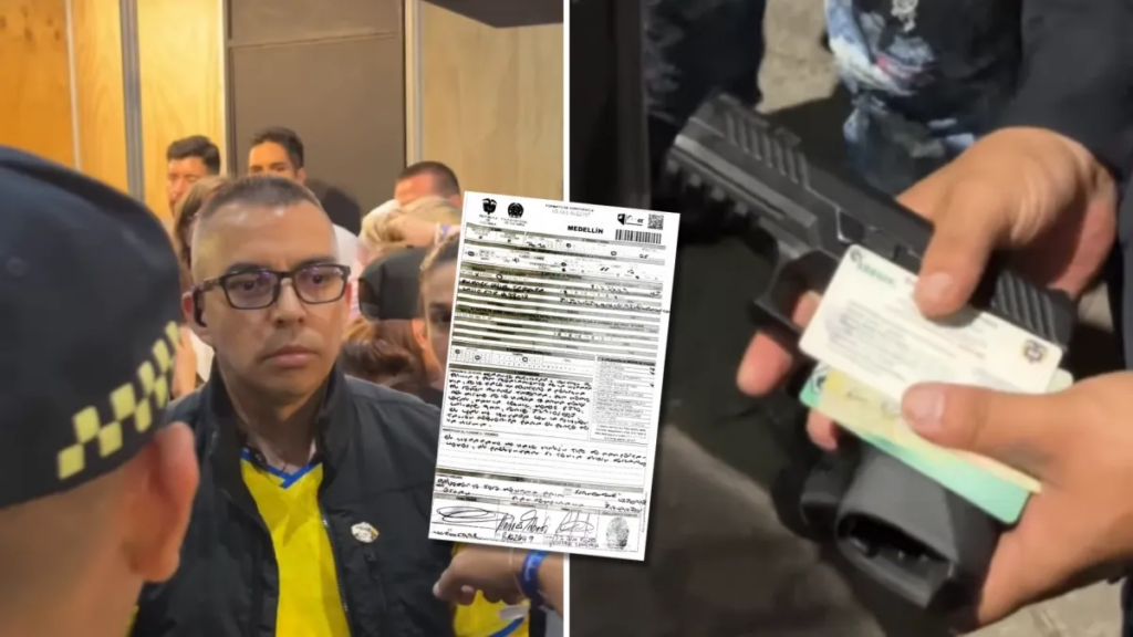 Este es el escolta del líder de campaña de Abelardo de la Espriella en Medellín al que se le incautó un arma sin papeles durante los escrutinios