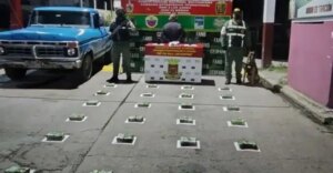 FANB incauta más de 27 kilos de droga en Mérida