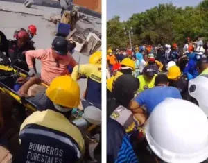 Fallece joven que fue rescatado tras el doble sismo en Falcón