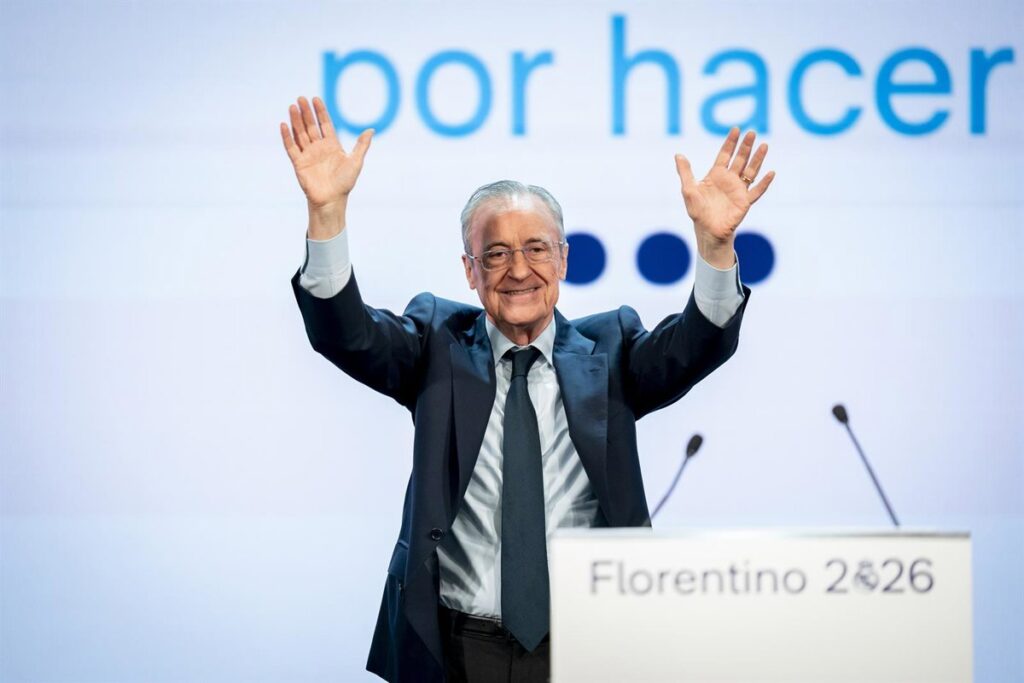 Florentino Pérez, reelegido presidente del Real Madrid