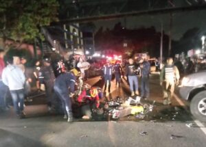 Fuerte choque en la Panamericana deja dos lesionados