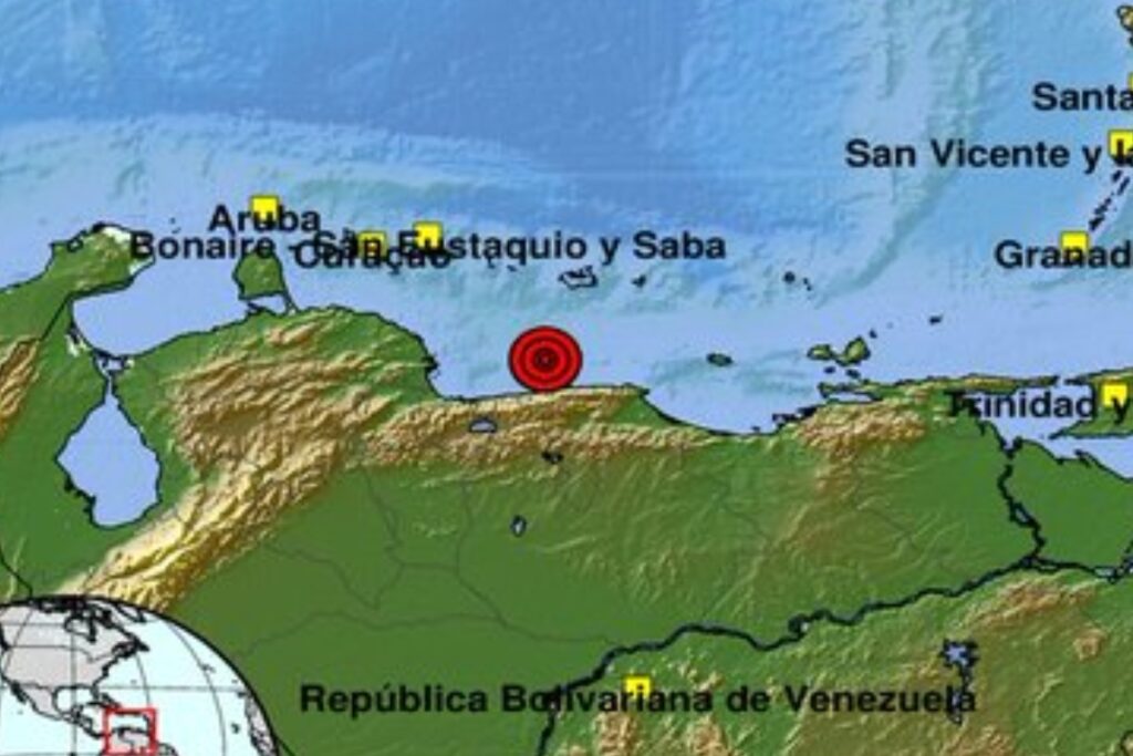 Fuerte réplica de magnitud 5,5 sacudió el norte de Venezuela este #27Jun