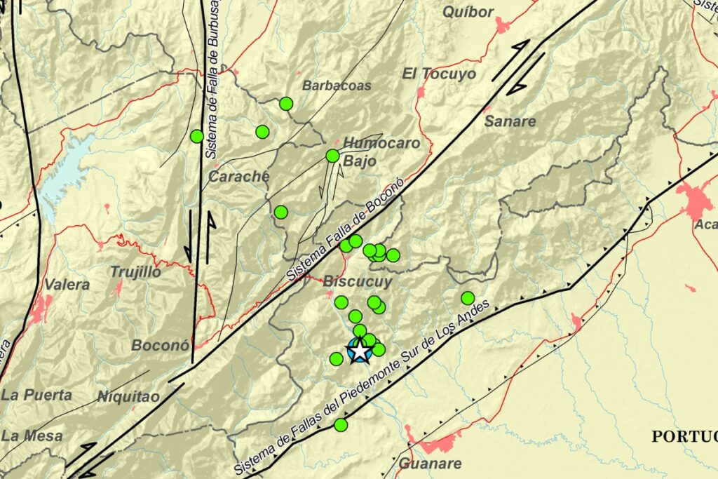 Funvisis reportó 25 sismos tras el temblor de magnitud 4,5 registrado en Portuguesa