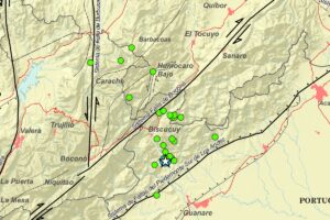 Funvisis reportó 25 sismos tras el temblor de magnitud 4,5 registrado en Portuguesa