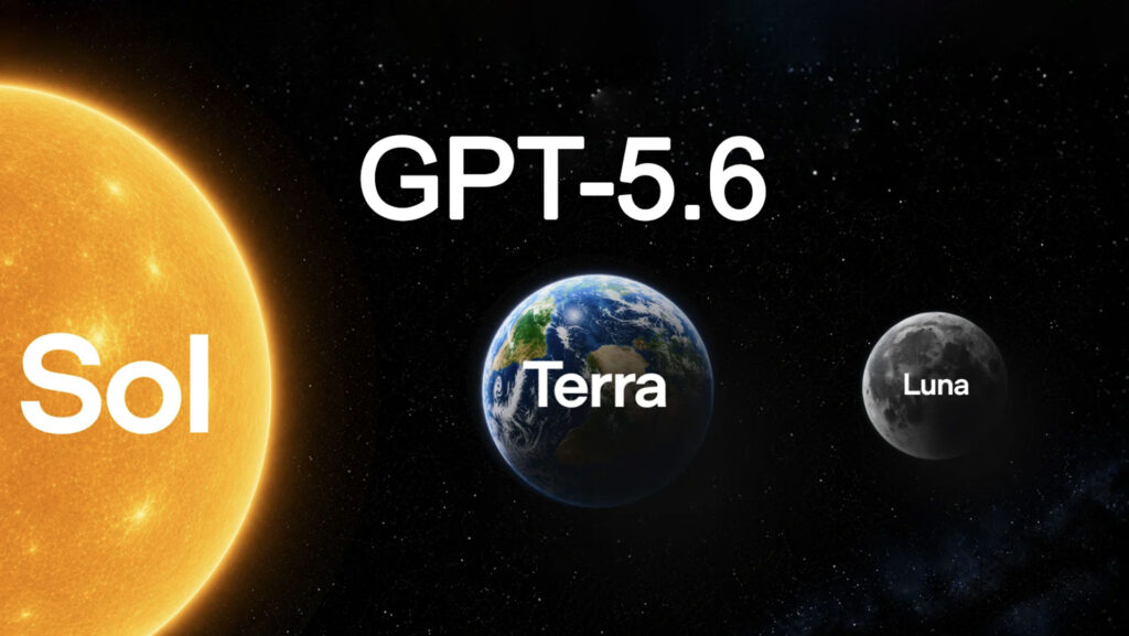 GPT-5.6: Sol, Terra y Luna, los nuevos modelos de OpenAI