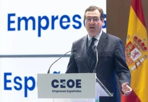 Garamendi (CEOE) pide que la Seguridad Social asuma el pago íntegro de los primeros 15 días de baja laboral | europapress.es