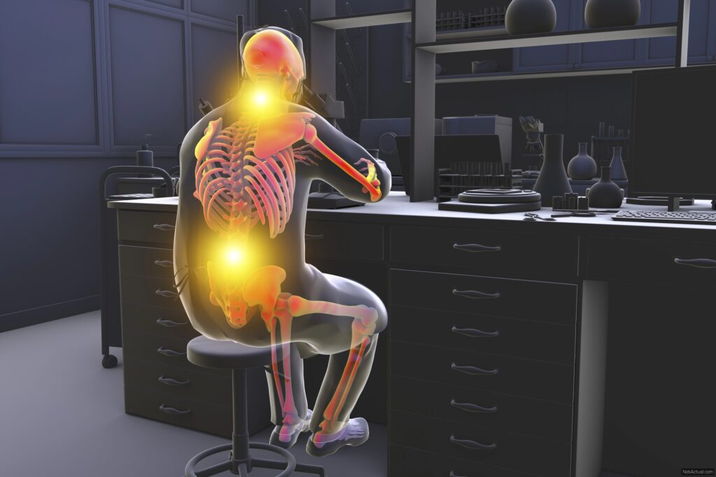 Gestión de la salud y ergonomía deficiente para empleados mayores de 40 años