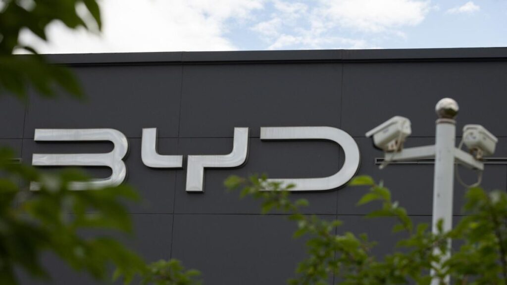 Concesionario de BYD en Pekín.
