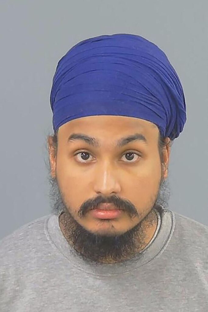 Foto policial de Vickrum Digwam, el presunto autor de la muerte del estudiante Henry Nowak.