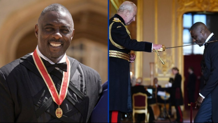 Idris Elba recibe el título de «caballero» por parte del rey Carlos III