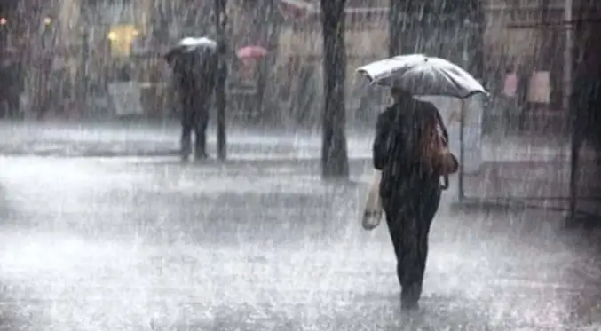 Inameh advierte de lluvias en estas zonas del país para este jueves