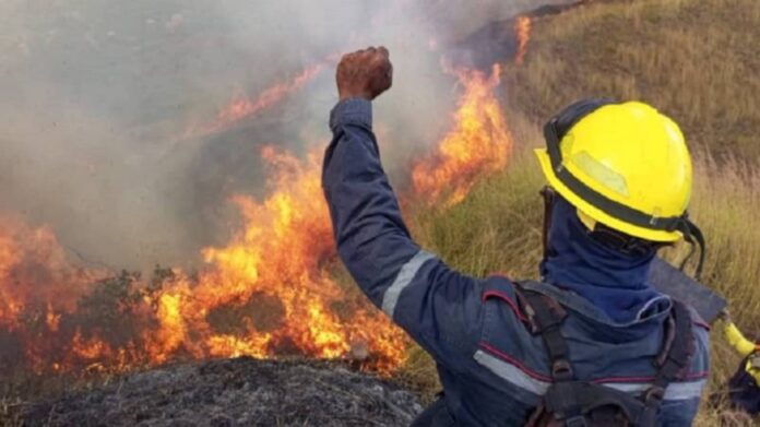 Incendio por falla eléctrica destruye casa en Valencia