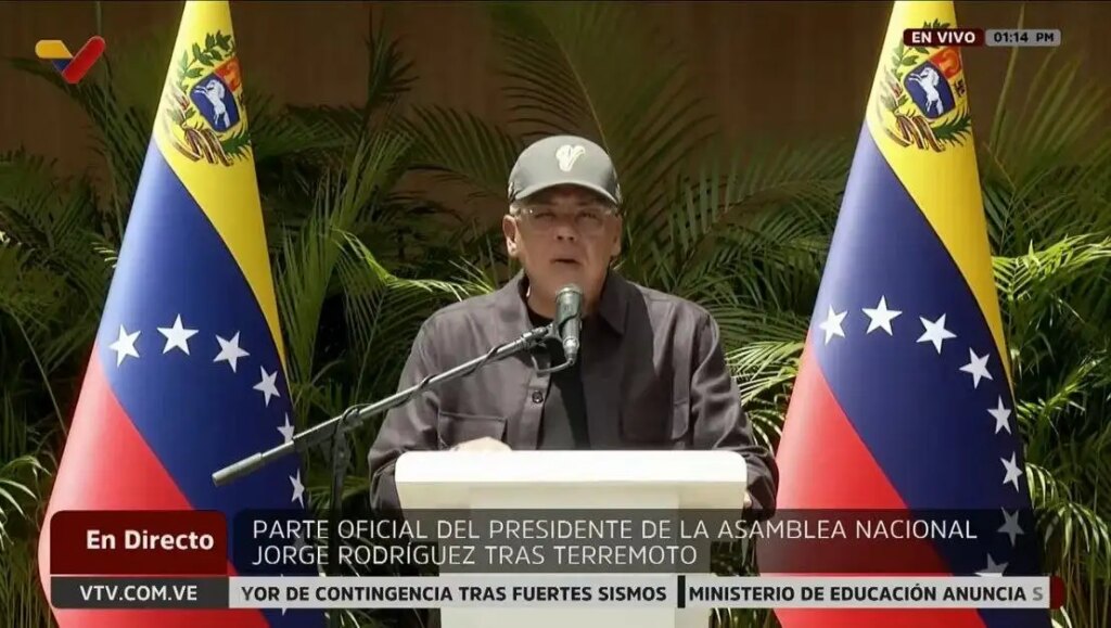Jorge Rodríguez eleva a 188 los fallecidos por terremotos y reporta 250 edificios afectados