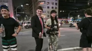La muerte de Gaspi: las últimas imágenes del influencer junto a Oliver Tree y Lucas Vignale antes del accidente de helicóptero en Río de Janeiro