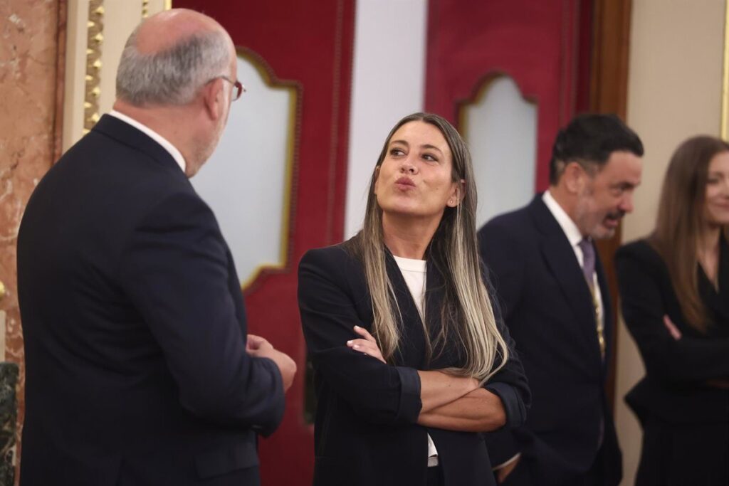 La portavoz de Junts pide al Papa en inglés que hable en catalán en Barcelona