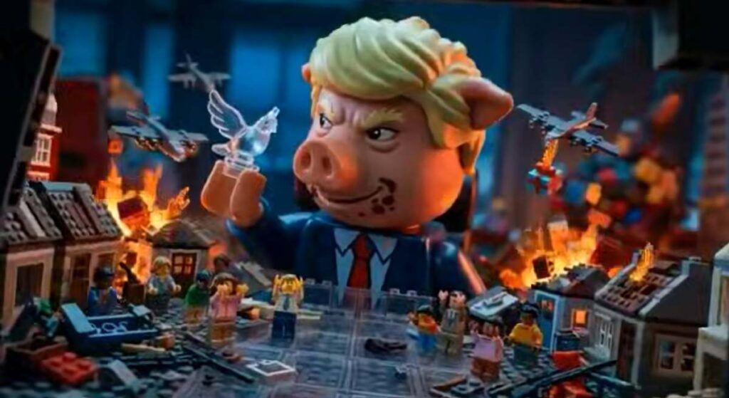 La 'slopaganda' de Irán: así Teherán usa IA y vídeos de Lego para inundar las redes con propaganda