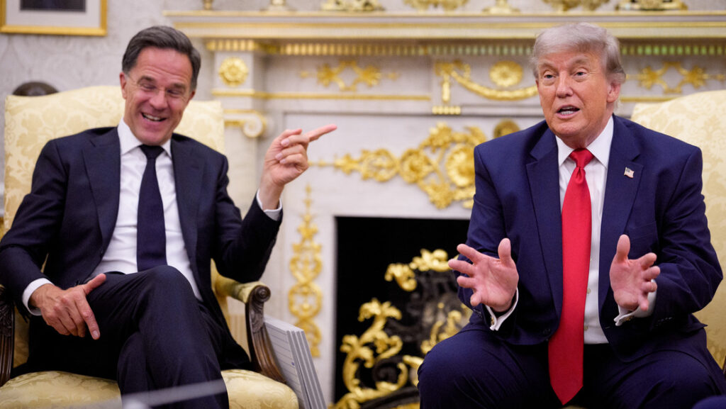 La táctica con la que Rutte intenta retener el apoyo de Trump