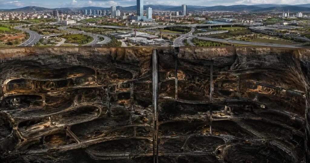 Las perforaciones humanas podrían sumar decenas de millones de kilómetros y dejar una huella bajo tierra que que rivaliza con todas las carreteras del planeta