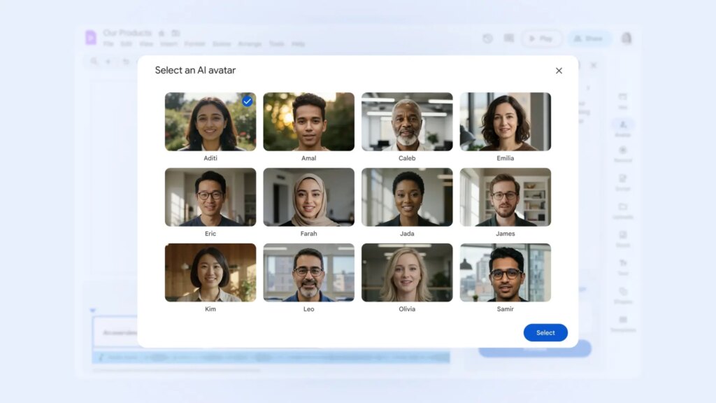 Lo nuevo de Google te convierte en presentador: permite crear avatares y una locución hechos por IA