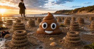 Los científicos descubren 144 años después de Darwin que el ‘emoji’ de la caca sigue la misma ley física que la pasta y ciertos gusanos