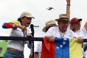 Los opositores venezolanos María Corina Machado y Edmundo González piden apoyo internacional por los terremotos | europapress.es