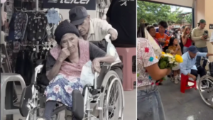 Madre de 96 años en silla de ruedas y su hijo con amputación de pierna recibieron vivienda tras campaña solidaria: ‘Ya no podemos trabajar’