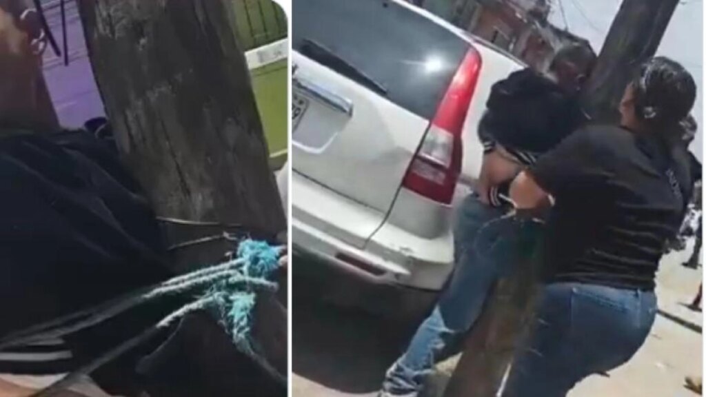Mamá agarró a correazos a su hijo luego de que lo descubrieran robando: ‘Me tienes cansada’